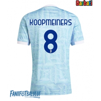 Juventus Teun Koopmeiners #8 Tricou Fotbal Replică 2025-26 Barbati Deplasare